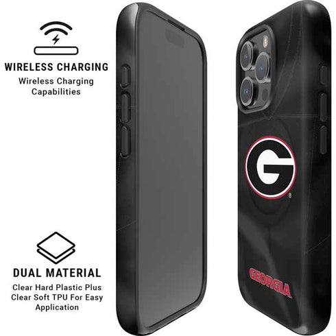 University of Georgia Black Jersey iPhone 16 Pro Magsafe Impact Case